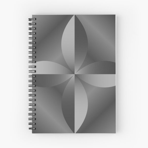 Aperçu de l'œuvre Conception à quatre feuilles en échelle de gris créée et vendue par DistantOverture.