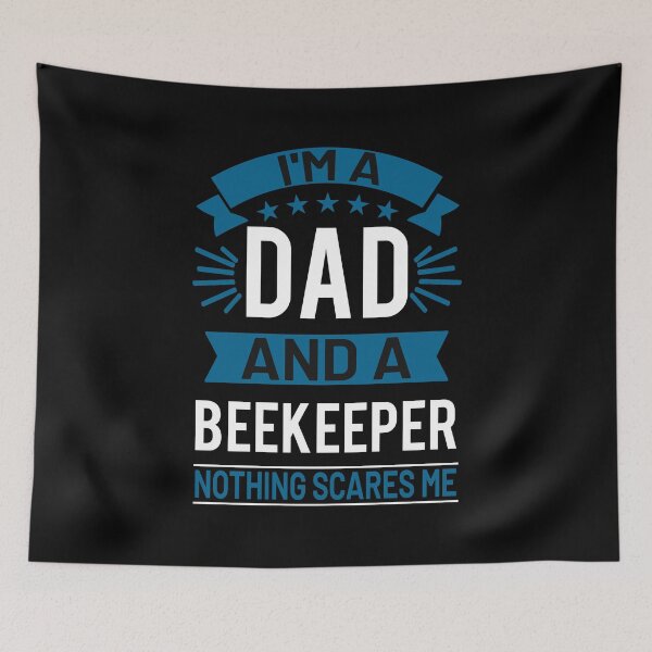 Item preview, I'm A Dad And A Beekeeper Nothing Scares Me Mens Funny Beekeeper  Gift designed and sold by TeeDesignsStore.