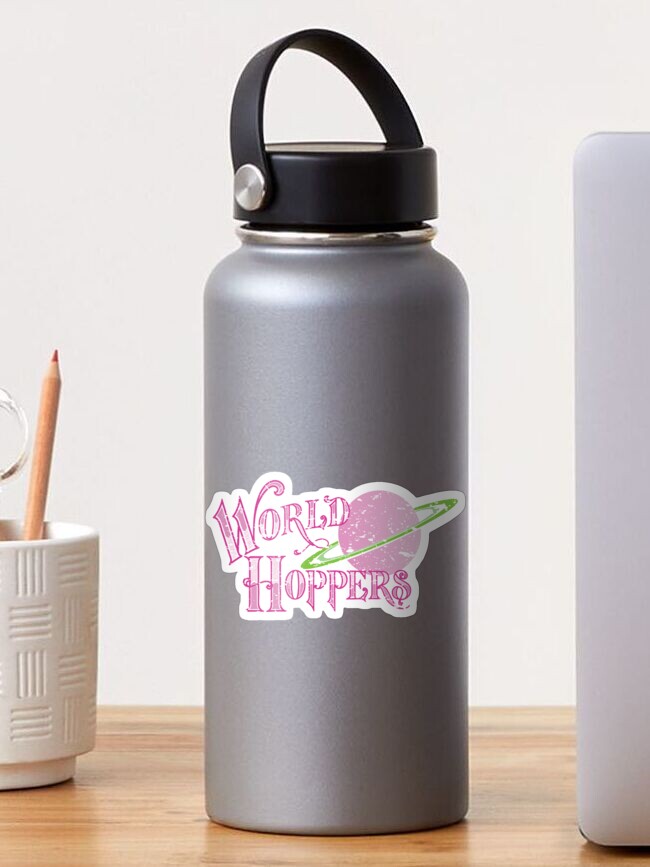 Thumbnail 1 of 3, Sticker, World Hoppers designed and sold by CrownAndThistle.