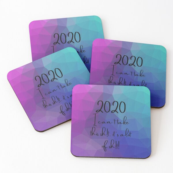 Item preview, 2020 - I can't take this sh!t, it's alot of sh!t! - JaJa - Cursive Purple Blue Aqua - Original by Boo-da-chay designed and sold by Boo-da-chay.