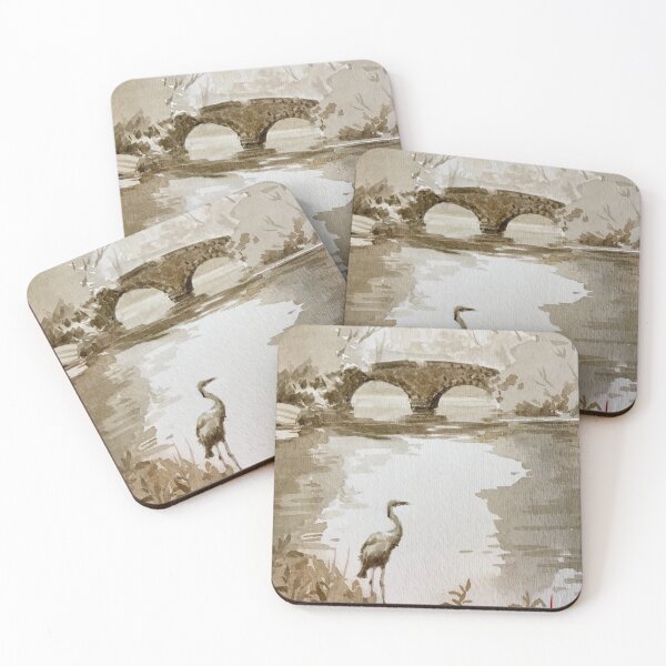 Item preview, Blue Heron in Sepia designed and sold by Napoli-Art.