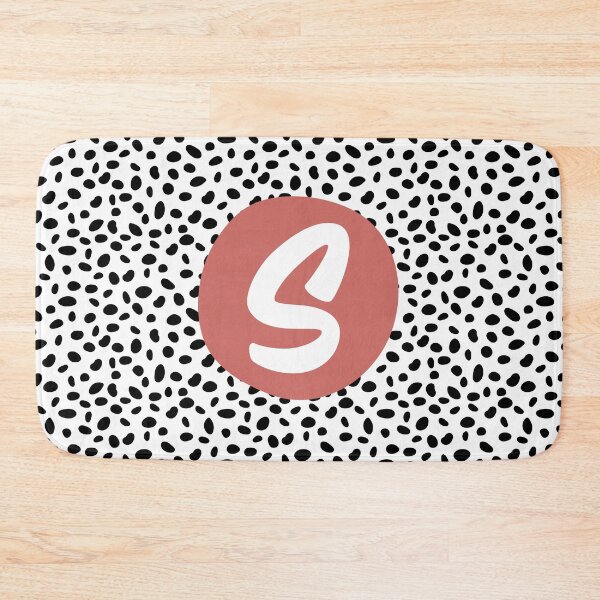 Item preview, Dalmatian Spot Pink S Monogram, Initial, Letter, Name designed and sold by CocoandDaisy.