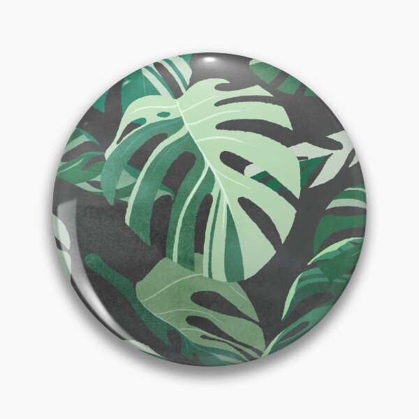 Item preview, Monstera albo leaves pattern designed and sold by Iker Paz Studio.