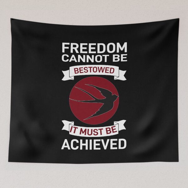 Item preview, Freedom cannot be bestowed , it must be achieved  designed and sold by Style2Vie.