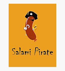 Salami Pirate Photographic Print