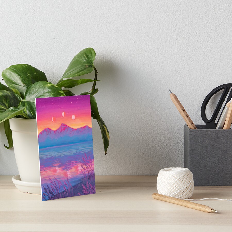 Zodiac Signs as Landscapes - Cancer Art Board Print