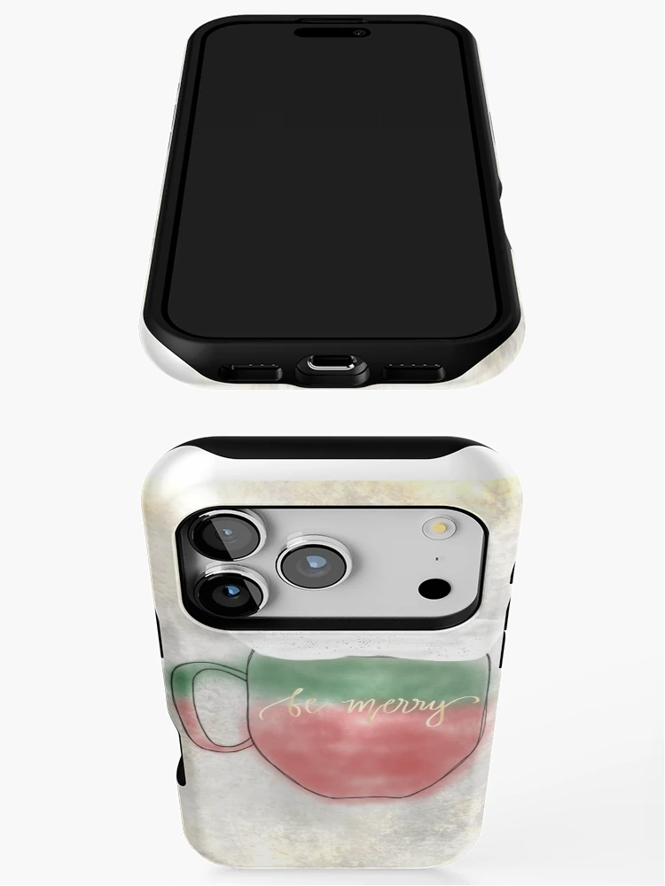 Thumbnail 3 of 4, iPhone Case, Be Merry And Drink designed and sold by Rae-Rabbs.