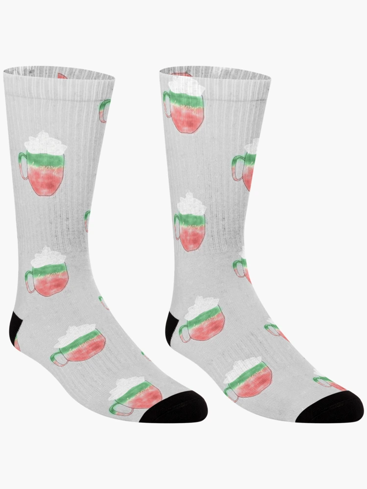 Thumbnail 3 of 5, Socks, Be Merry And Drink designed and sold by Rae-Rabbs.