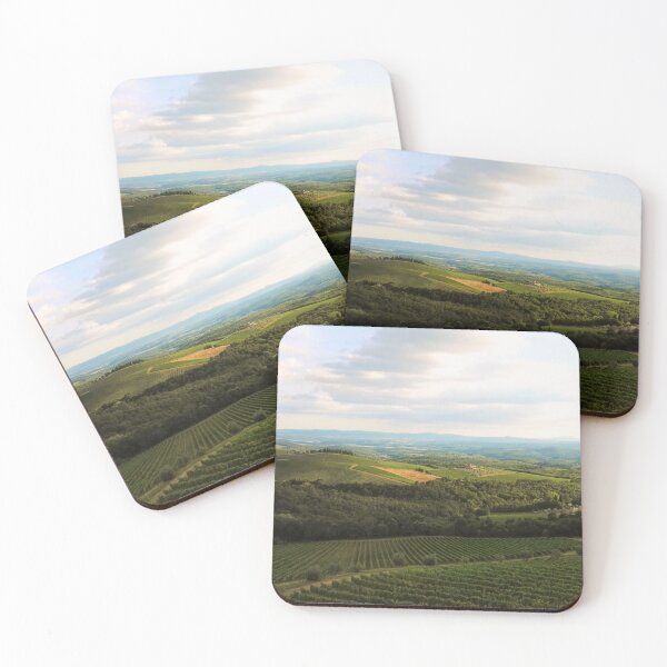 Item preview, Vineyards in Chianti, seen from Castello di Brolio designed and sold by wineandwords.