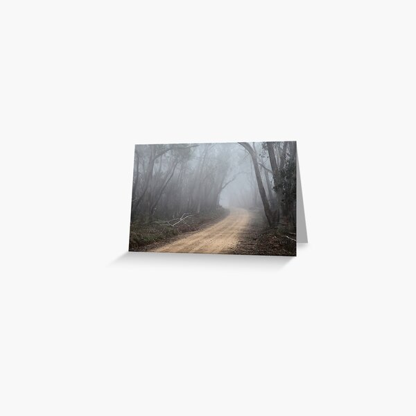 Misty Road Greeting Card