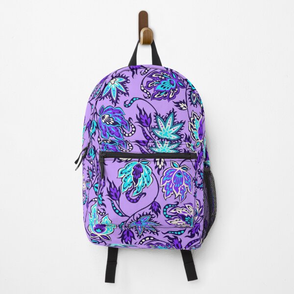 Item preview, Protea Batik Hawaiian Tropical Floral - Lilac & Turq designed and sold by DriveIndustries.
