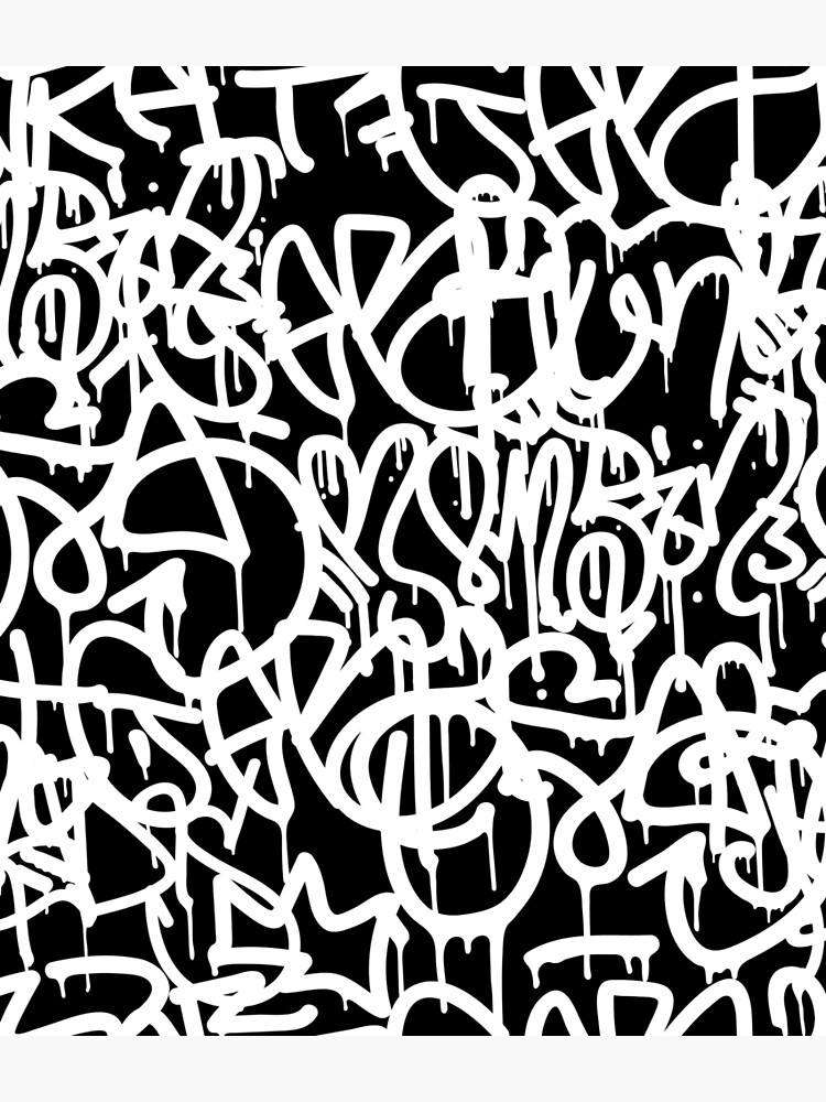Black and White Graffiti by PRODUCTPICS