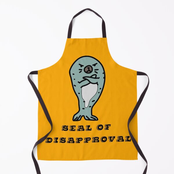 Item preview, Seal of Disapproval amazing grumpy seal funny design  designed and sold by thebaronart.