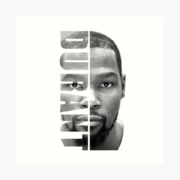 kevin durant black and white