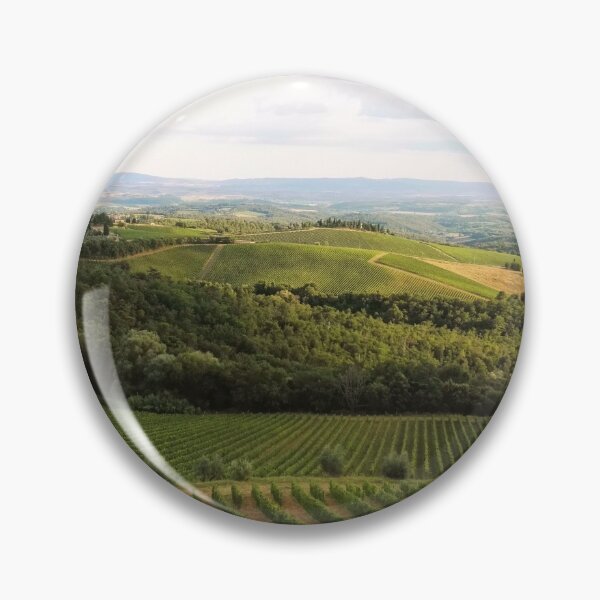 Item preview, Ricasoli Vineyards in Chianti, view from Brolio Castle designed and sold by wineandwords.