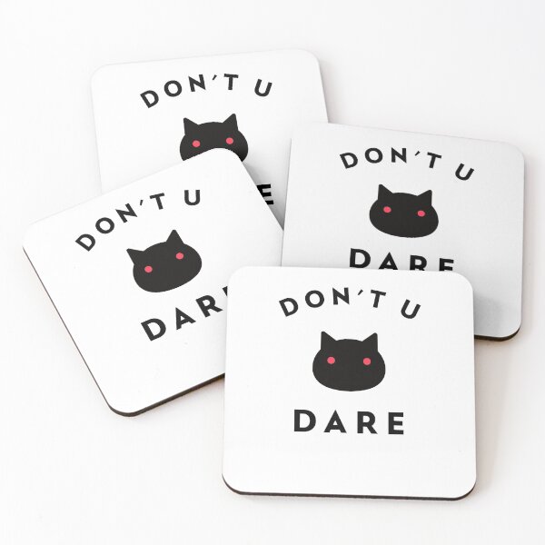 Item preview, Don't u dare- angry cat - graphic design  designed and sold by josephsteez.
