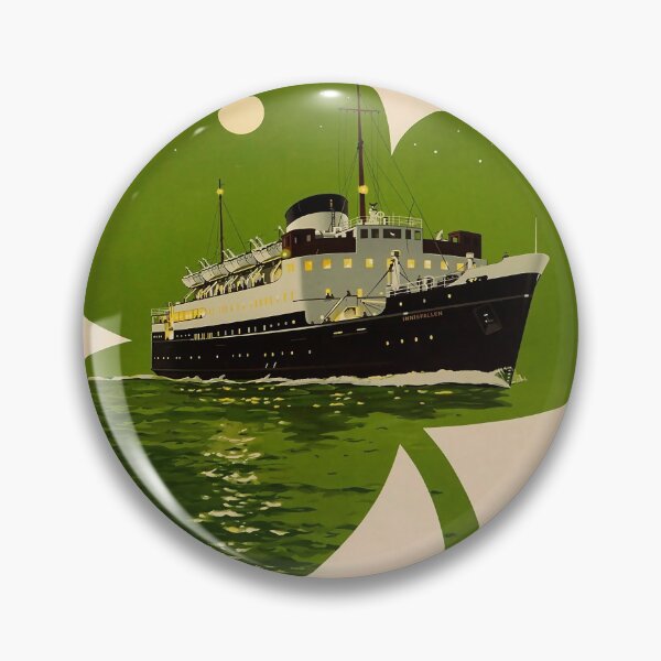 Item preview, retro classic Fishguard Cork poster designed and sold by CorasPosters.