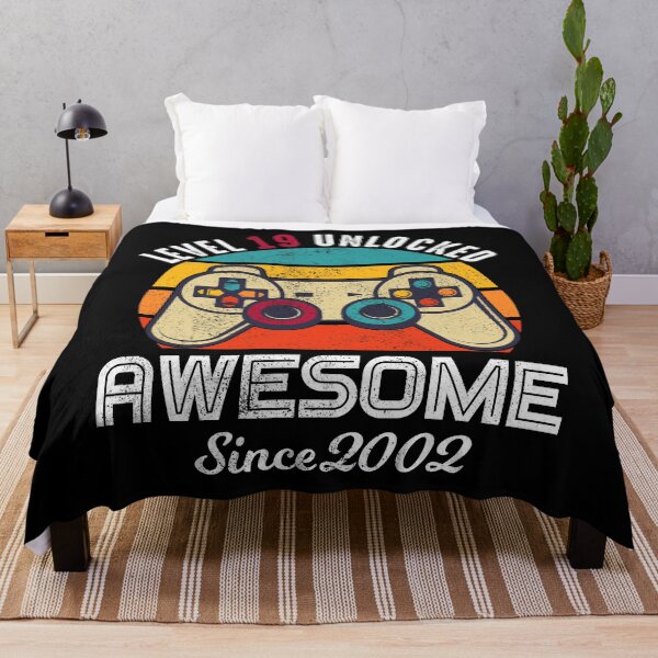 Item preview, Level 19 Unlocked Birthday Awesome Since 2002 designed and sold by RandomStuffShop.