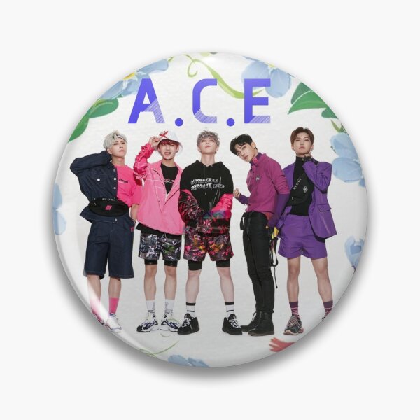 Item preview, A.C.E Floral Logo designed and sold by PaperMoonKPOP.
