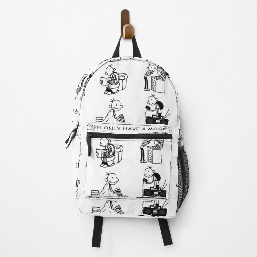 Wimpy Kid Men only have 4 moods Backpack