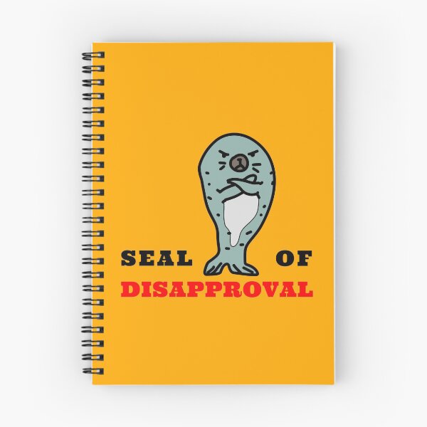 Item preview, Seal of Disapproval amazing grumpy seal funny design  designed and sold by thebaronart.