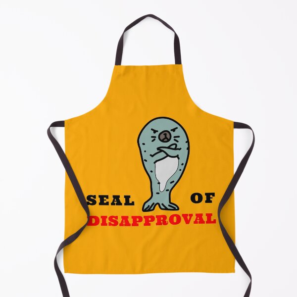 Item preview, Seal of Disapproval amazing grumpy seal funny design designed and sold by thebaronart.