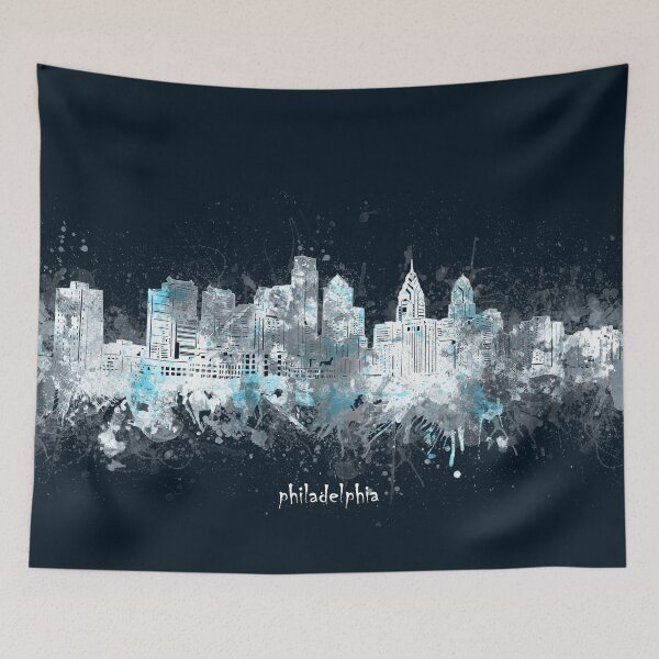 Item preview, philadelphia skyline designed and sold by BekimART2.