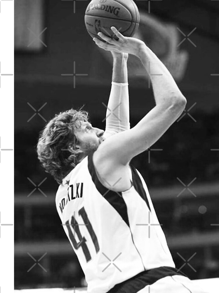 Buy NBA Men's Dallas Mavericks Dirk Nowitzki Black-Black-White