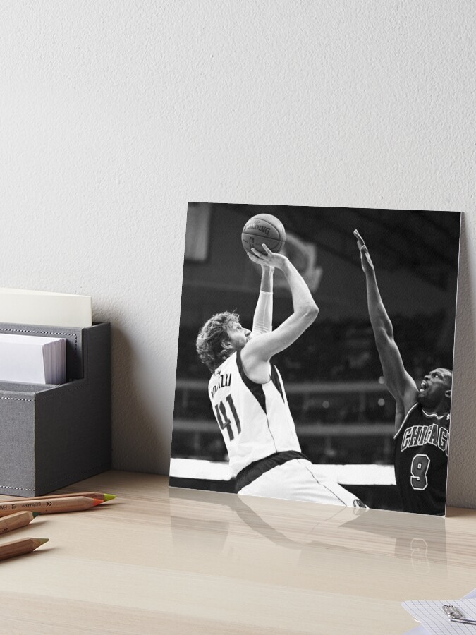 Dirk Nowitzki - Black / White Poster by AYA-Design