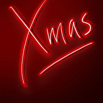 Artwork thumbnail, Neon Xmas by Rae-Rabbs