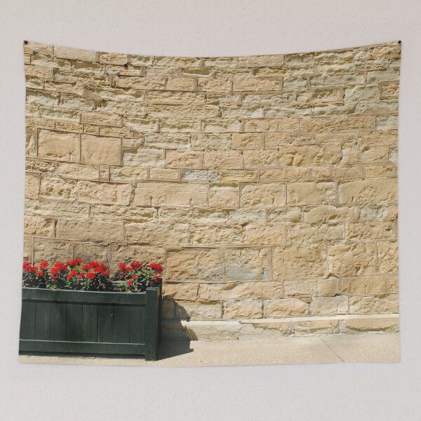 Item preview, The Geraniums and the Wall designed and sold by MarjorieB.