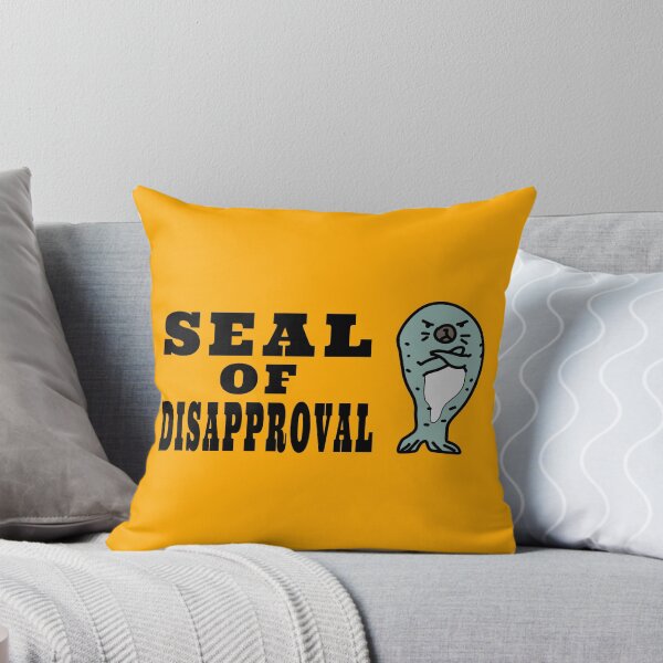 Item preview, Seal of Disapproval amazing grumpy seal funny design  designed and sold by thebaronart.