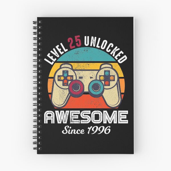 Item preview, Level 25 Unlocked Birthday Awesome Since 1996 designed and sold by RandomStuffShop.
