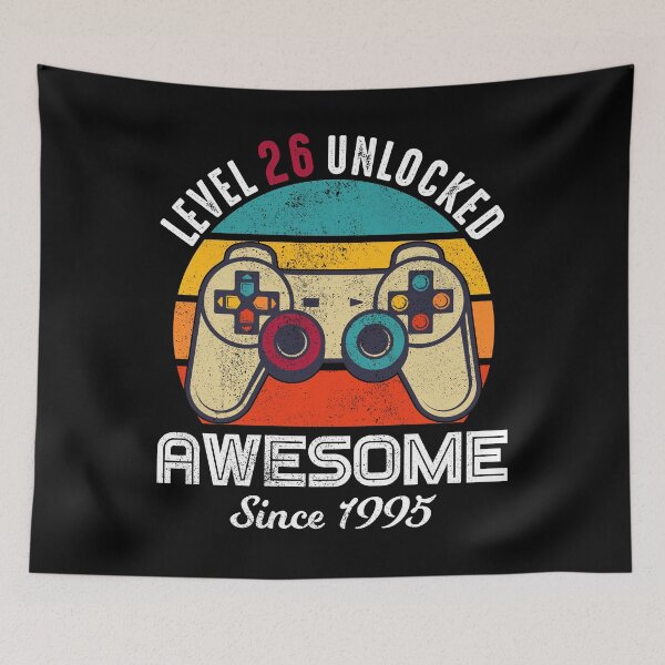 Item preview, Level 26 Unlocked Birthday Awesome Since 1995 designed and sold by RandomStuffShop.
