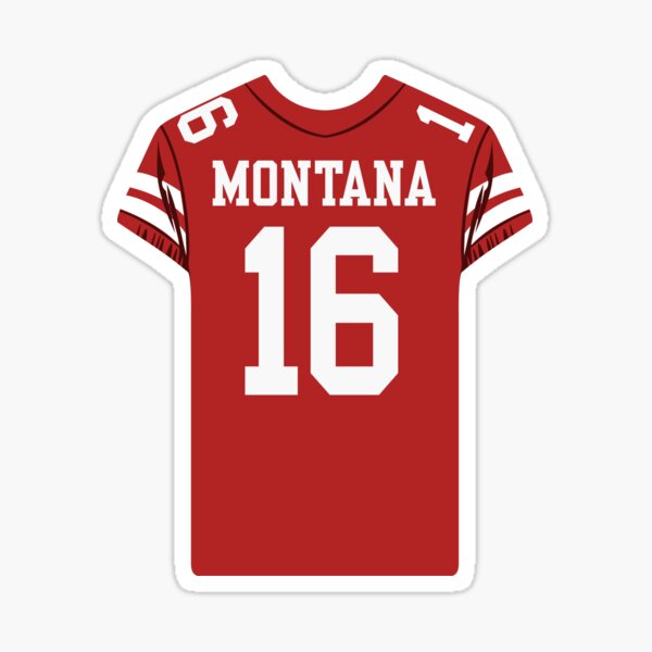Item preview, Joe Montana #16 Jersey designed and sold by BACGraphics.