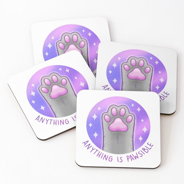 Item preview, Anything is Pawsible designed and sold by kattvalk.