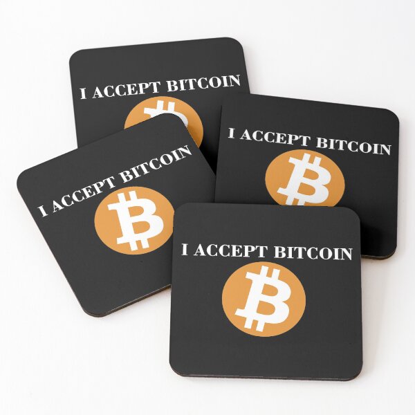 Item preview, I Accept Bitcoin designed and sold by AeroAstro.
