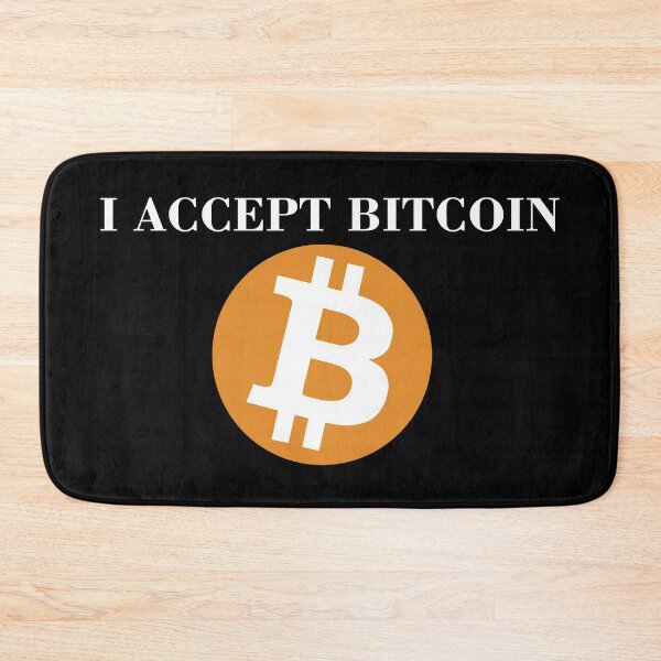 Item preview, I Accept Bitcoin designed and sold by AeroAstro.