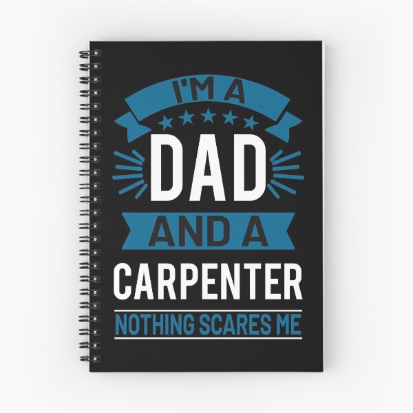 Item preview, I'm A Dad And A Carpenter Nothing Scares Me Funny Carpenter Gift designed and sold by TeeDesignsStore.