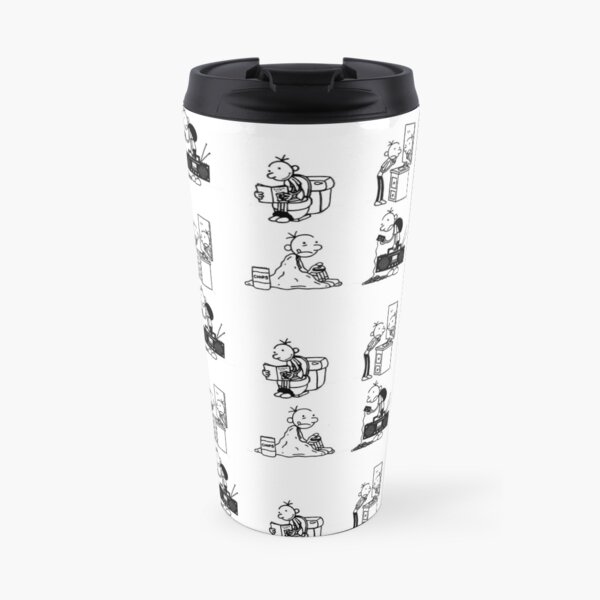 Wimpy Kid 4 states of Greg Heffley Travel Coffee Mug