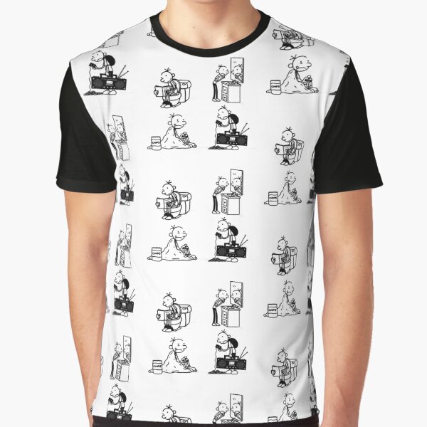 Wimpy Kid 4 states of Greg Heffley Graphic T-Shirt