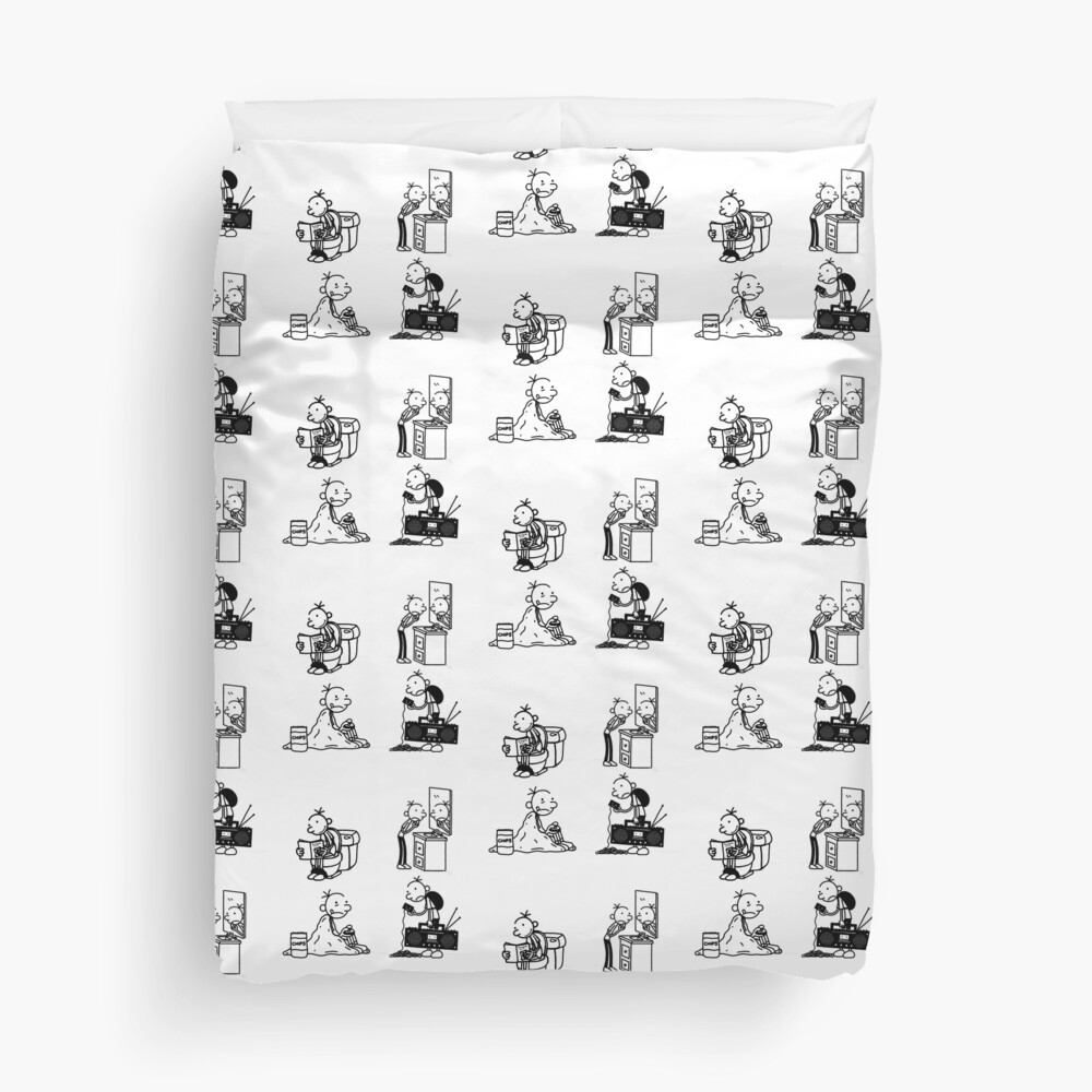 Wimpy Kid 4 states of Greg Heffley Duvet Cover