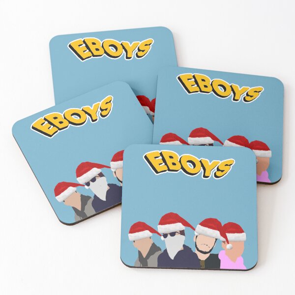 Item preview, The Eboys Christmas Youtube Minimalist Fan Art Christmas Santa Hat Edit designed and sold by Now-Thats-Crazy.