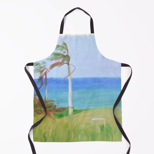 Item preview, Fine Art Painting of Ocean Side Landscape On A Windy Day designed and sold by Jermain Robinson.