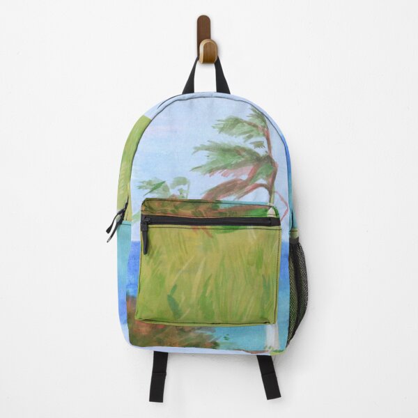 Item preview, Fine Art Painting of Ocean Side Landscape On A Windy Day designed and sold by Jermain Robinson.
