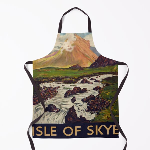 Item preview, retro classic Isle of Skye poster designed and sold by CorasPosters.