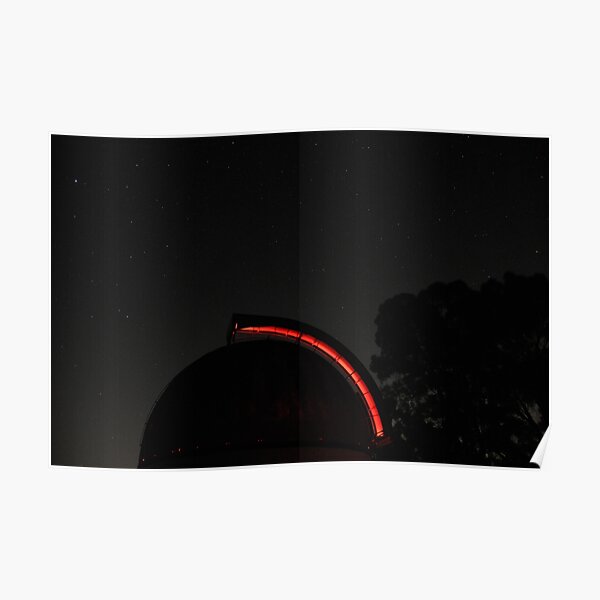MBO Dome with stars and trees Poster
