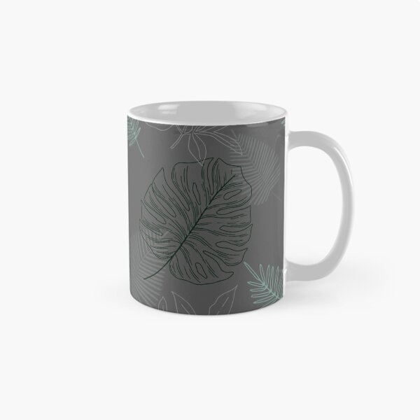 Item preview, Dark Gray and Teal Foliage Pattern  designed and sold by Zurickdesigns.
