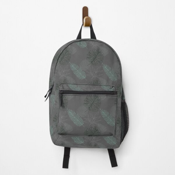 Item preview, Dark Gray and Teal Foliage Pattern designed and sold by Zurickdesigns.