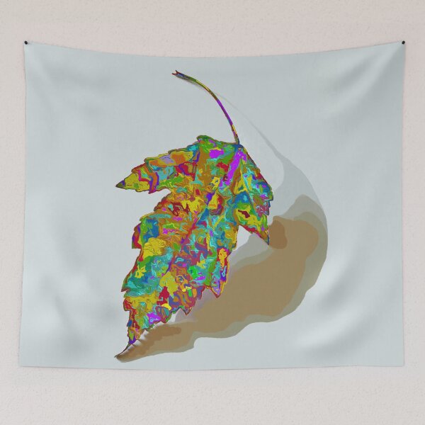 Item preview, Multicolored Leaf with its Shadow designed and sold by AMGImpressions.